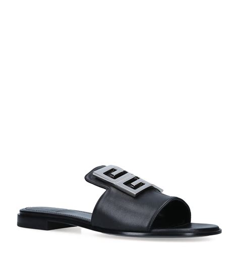 givenchy shark slides|Givenchy flat mules.